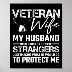 Veteran wife my husband risked his life save stran poster