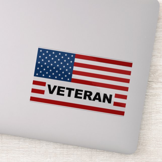"VETERAN" Window Sticker (Detail)