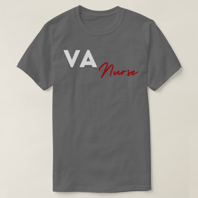 Veterans Affairs Nurse T-Shirt (Design Front)