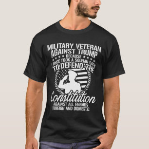Veterans Against Trump 2020 Usa Election  T-Shirt