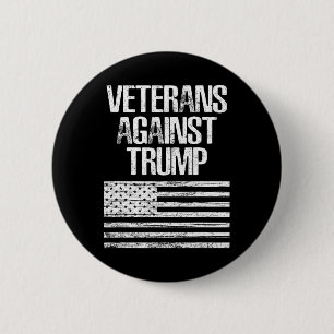Veterans Against Trump, Anti-trump 6 Cm Round Badge