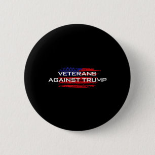 Veterans Against Trump - Anti-trump 6 Cm Round Badge