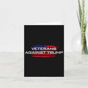 Veterans Against Trump - Anti-trump Card