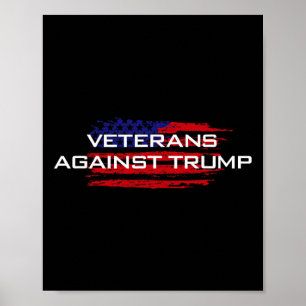 Veterans Against Trump - Anti-trump  Poster