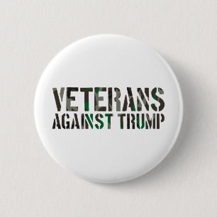 Veterans Against Trump Anti-trump Veterans Against 6 Cm Round Badge