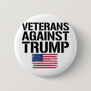 Veterans Against Trump Anti-trump Veterans Against 6 Cm Round Badge