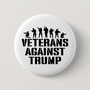 Veterans Against Trump Anti-trump Veterans Against 6 Cm Round Badge