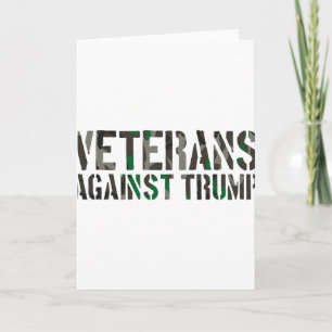 Veterans Against Trump Anti-trump Veterans Against Card