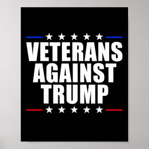 Veterans Against Trump Anti-trump Veterans Against Poster