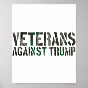 Veterans Against Trump Anti-trump Veterans Against Poster