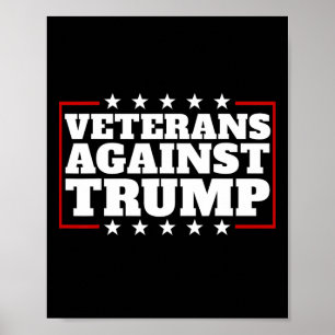 Veterans Against Trump Anti-trump Veterans Against Poster