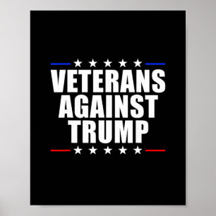 Veterans Against Trump Anti-trump Veterans Against Poster