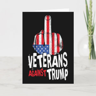 Veterans Against Trump Military Vets Anti Trump Card