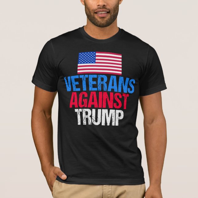 Veterans Against Trump T-Shirt (Front)