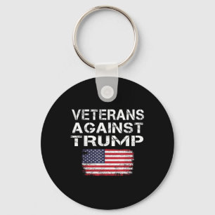 Veterans Against Trump Tee _ Military Vets Against Key Ring