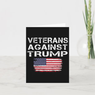 Veterans Against Trump Tee Military Vets Against T Card