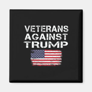 Veterans Against Trump Tee Military Vets Against T Magnet