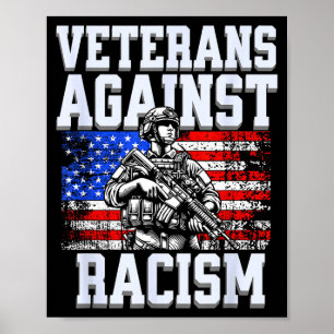 Veterans against us patriotic army soldier  poster