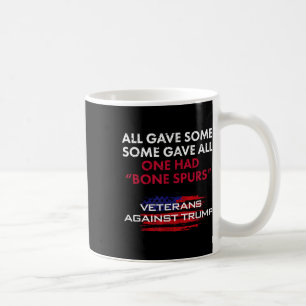 Veterans Anti-trump Draught Dodger Bone Spurs For Coffee Mug
