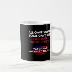 Veterans Anti-trump Draught Dodger Bone Spurs For Coffee Mug