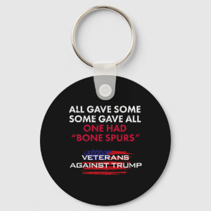 Veterans Anti-trump Draught Dodger Bone Spurs For  Key Ring