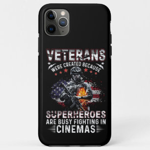 Veterans Because Superheroes Busy in Cinemas  Case-Mate iPhone Case