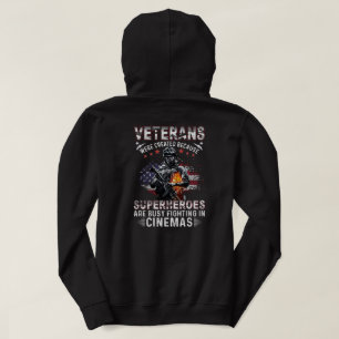 Veterans Because Superheroes Busy in Cinemas Ho Hoodie