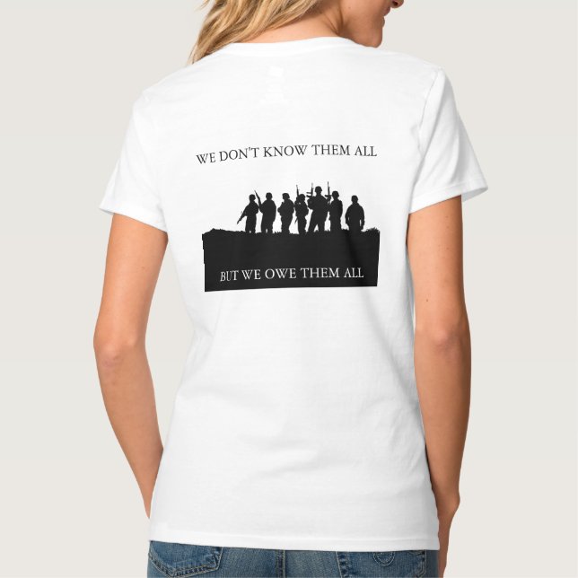 VETERANS BENEFITS T-Shirt (Back)