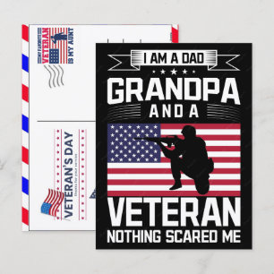 Veterans Day 2026 Honouring All Who Served Holiday Postcard