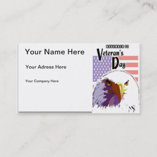 Veteran's Day Business Card