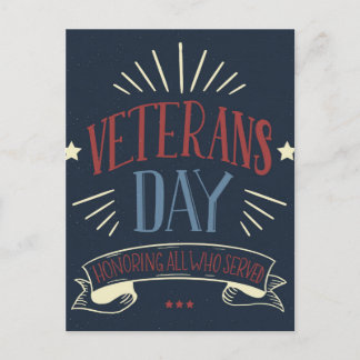 Veterans Day Holiday Postcard