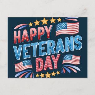Veterans Day  Holiday Postcard