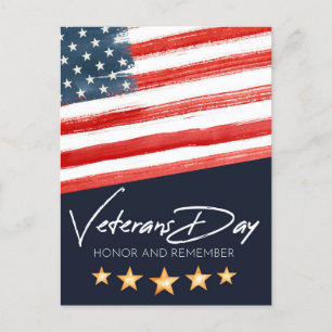 Veterans Day Holiday Postcard