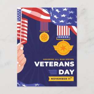 Veterans Day Holiday Postcard
