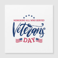 Veterans Day - Honouring all who served 