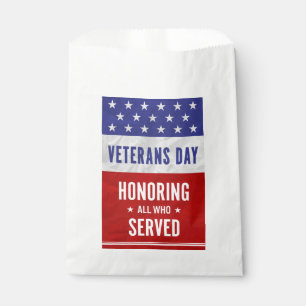 Veterans Day - Honouring all who served  Favour Bags