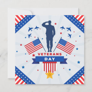 Veterans Day - Honouring all who served Holiday Card