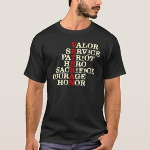 Veterans Day Honouring All Who Served Men Women Ki T-Shirt