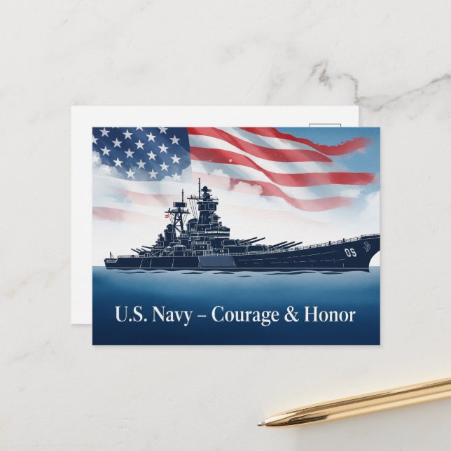 Veterans Day - Honouring all who served Postcard (Front/Back In Situ)