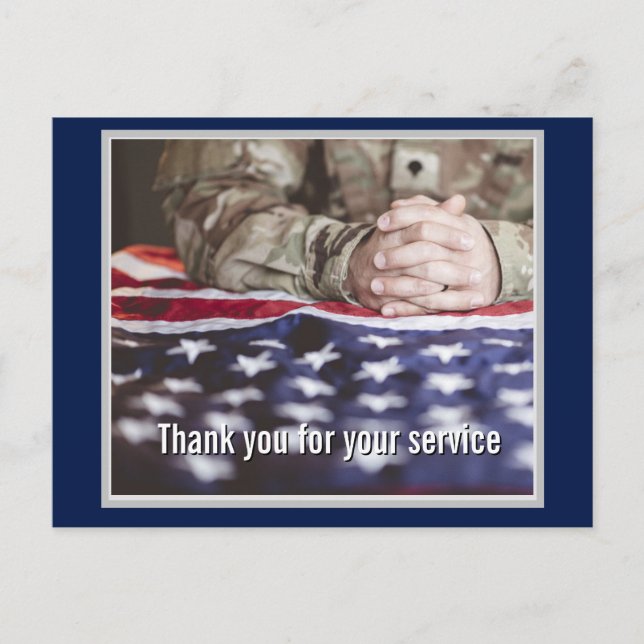 Veterans Day - Honouring all who served  Postcard (Front)