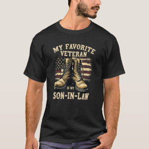 Veterans Day My Favourite Veteran Is My Son-In-Law T-Shirt