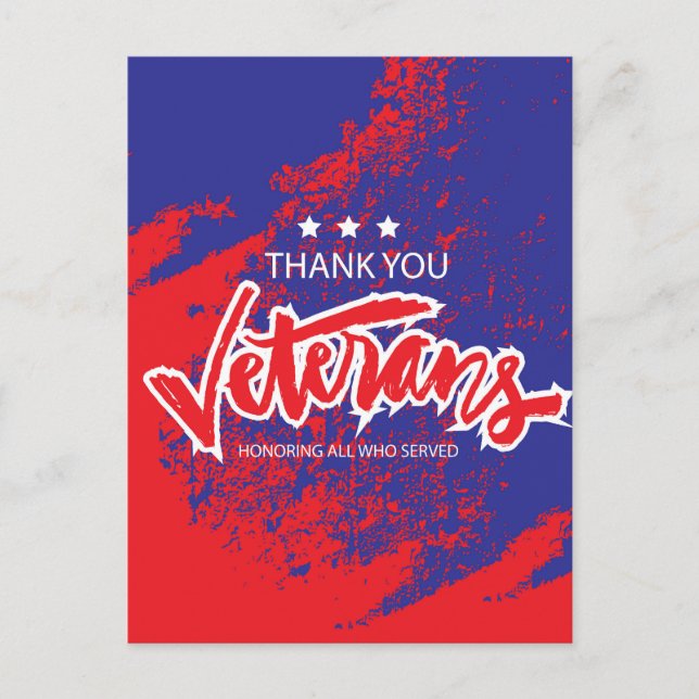 Veterans Day Postcard (Front)