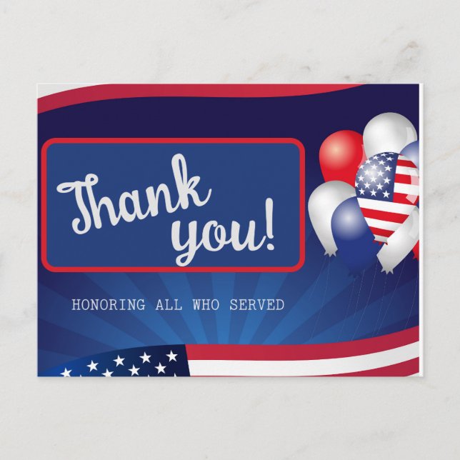 Veterans Day Postcard (Front)