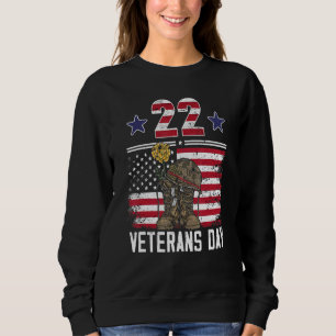 Veterans Day Proud Veteran Dad Son Papa Grandpa Sweatshirt