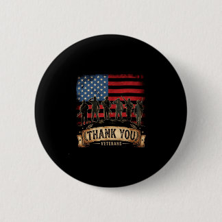 Veterans day shirt thank veterans proud 6 cm round badge