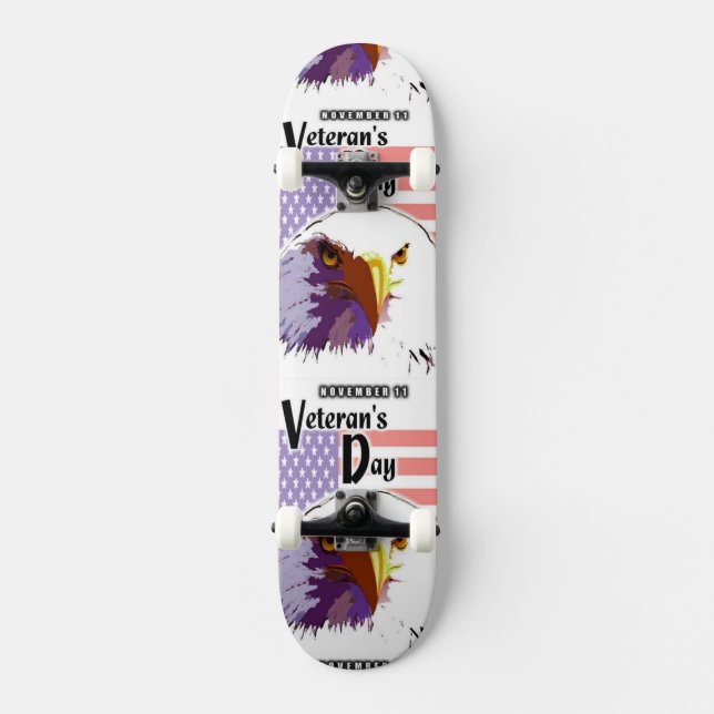Veteran's Day Skateboard (Front)