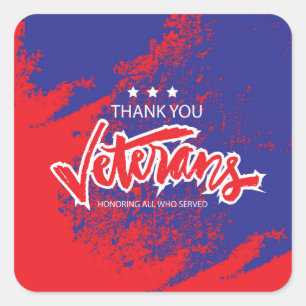 Veterans Day  Square Sticker