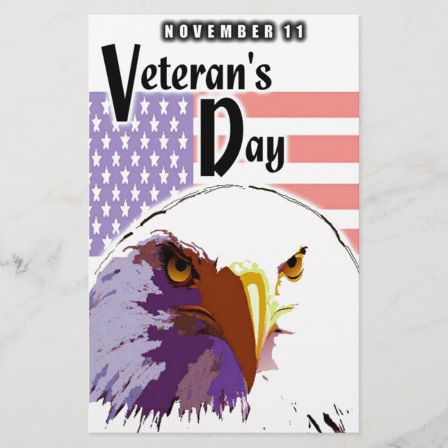 Veteran's Day Stationery (Front)