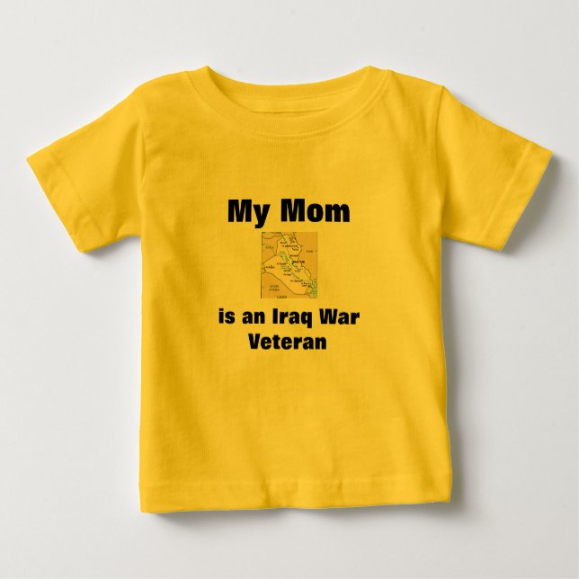 Veterans Day t-shirt Iraq Veteran my mum (Front)