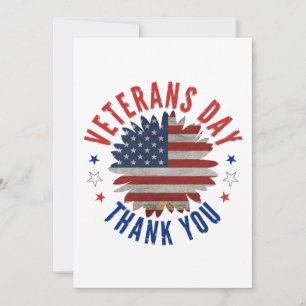 VETERANS DAY THANK YOU CARD